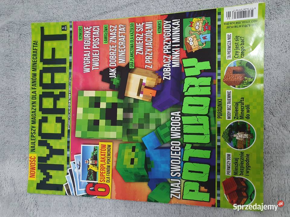 Mycraft zestaw 4 numerów pomorskie Gdynia sprzedam