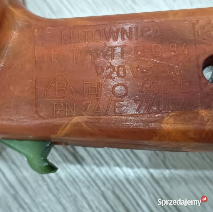 Lutownica Transformatorowa PRL 220V 450 C 65W Dom i Ogród Wałbrzych sprzedam