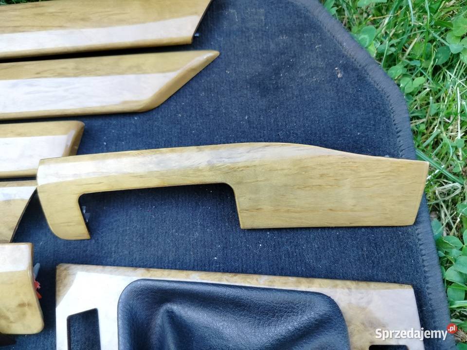 Bmw e46 dekory drewno oryginał komplet łódzkie Aleksandrów Łódzki