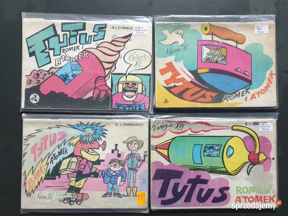 Tytus Romek i ATomek zestaw 10 komiksów Papcio Gdynia