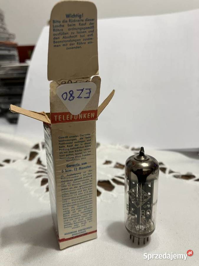 Nowa lampa Ez80 Telefunken Części i akcesoria Lublin