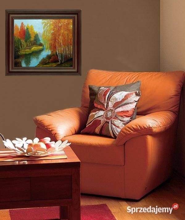 Obraz olejny Jesień wodą Lublin