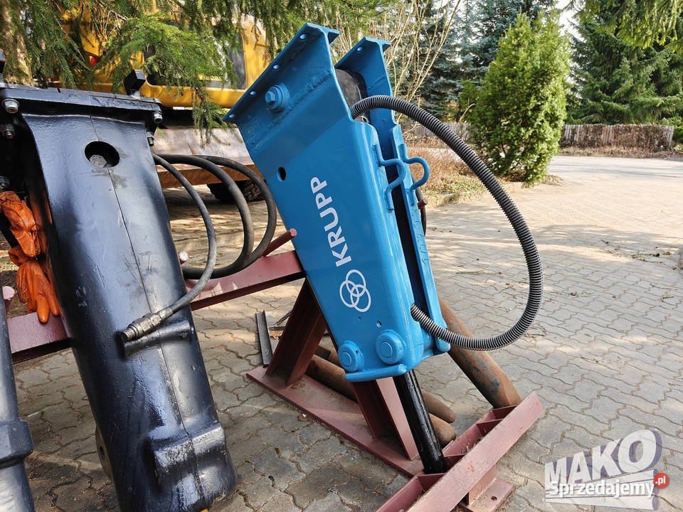 Młot hydrauliczny Krupp HM305 430 do koparki świętokrzyskie Ostrowiec Świętokrzyski sprzedam