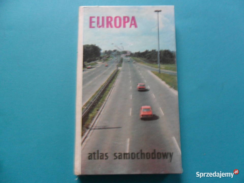 Atlas samochodowy EUROPA wydanie 1987 rok