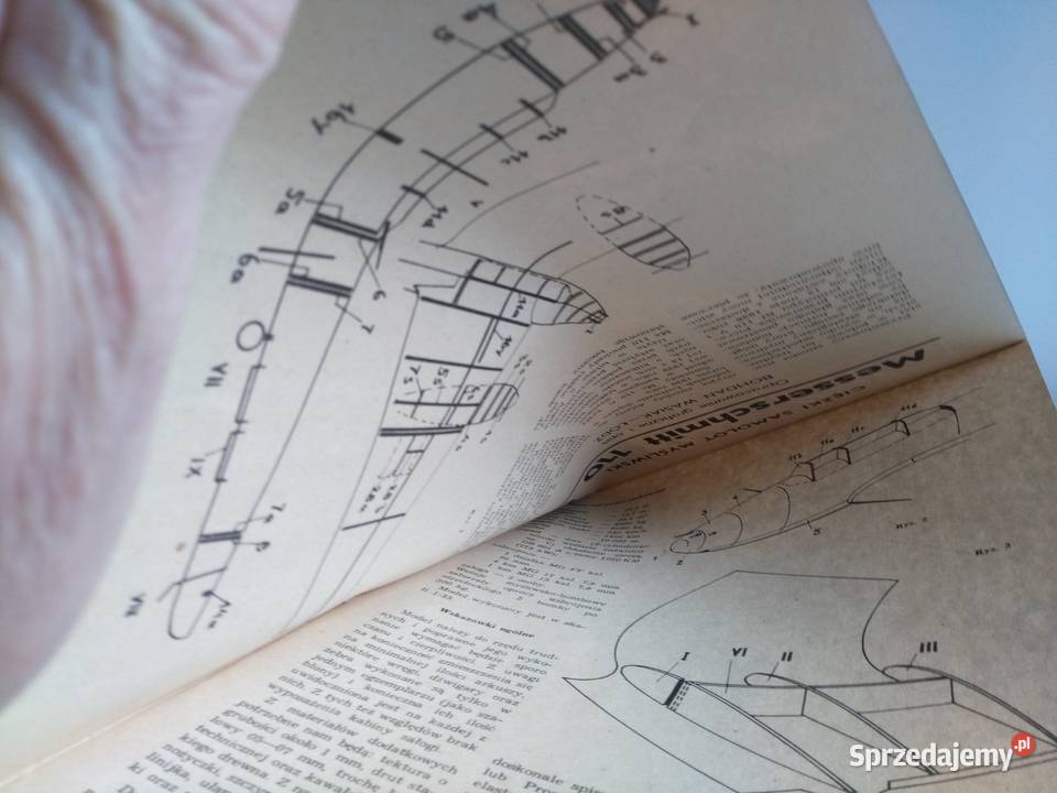 Mały Modelarz 71991 ciężki samolot myśliwski Me Dąbrowa Górnicza