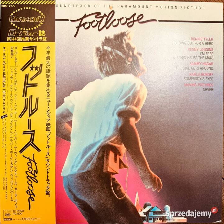Footlose OST Footlose EXEX Japan Obi LP 1984 płyta winylowa