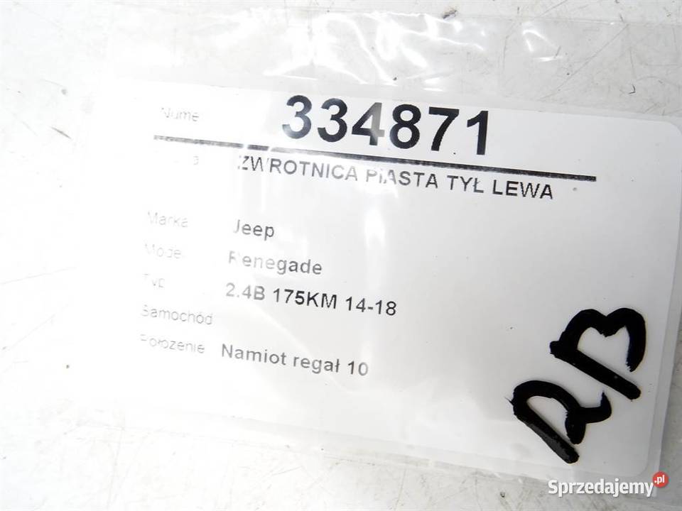 ZWROTNICA PIASTA TYŁ LEWA JEEP RENEGADE Kombi