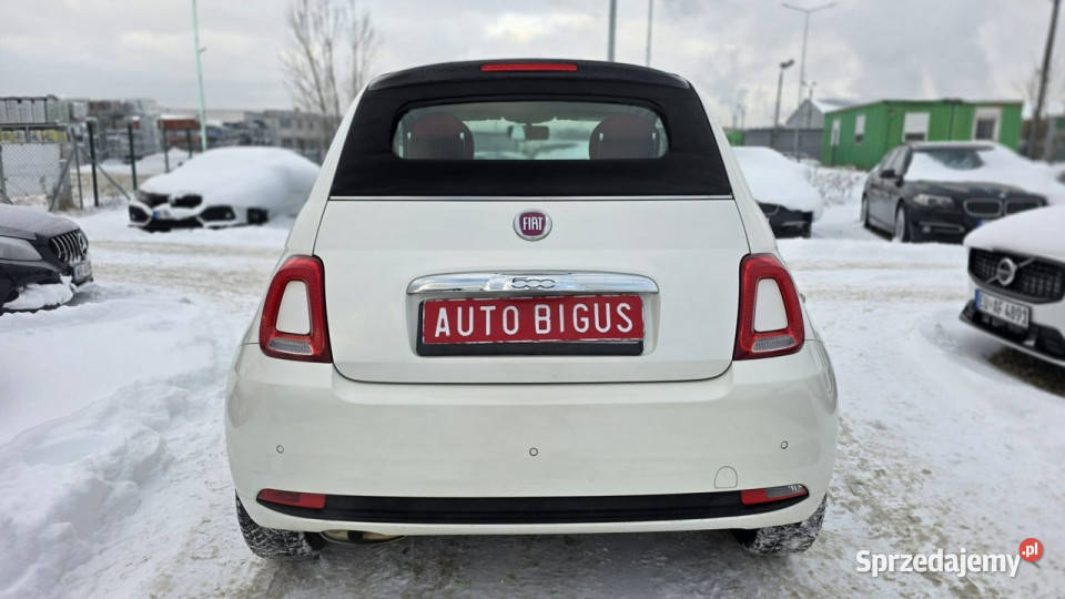 Fiat 500 ledy super stan zarejestrowany biała centralny zamek 500 Lębork