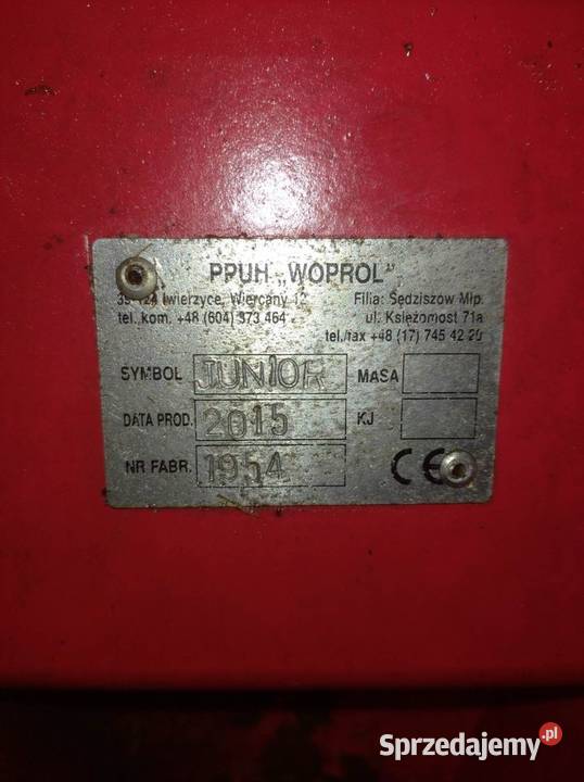 Rozsiewacz nawozu WOPROL JUNIOR 1200 Rolnictwo