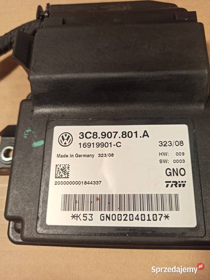 Moduł hamulca ręcznego VW Passat B6 3C8907801A dolnośląskie Bolesławiec