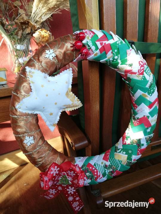 Boże Narodzenie Święta Wianek 30 ozdoba wielokolorowy małopolskie sprzedam