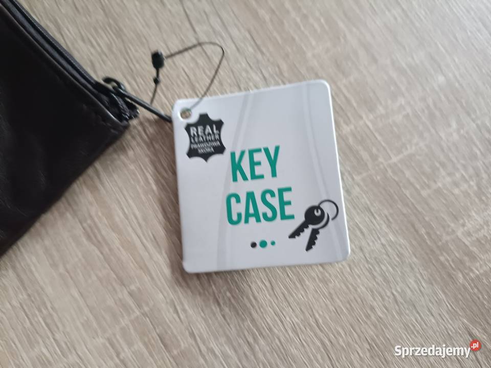 Skórzane etui na klucze ciemny brązowy Kwidzyn