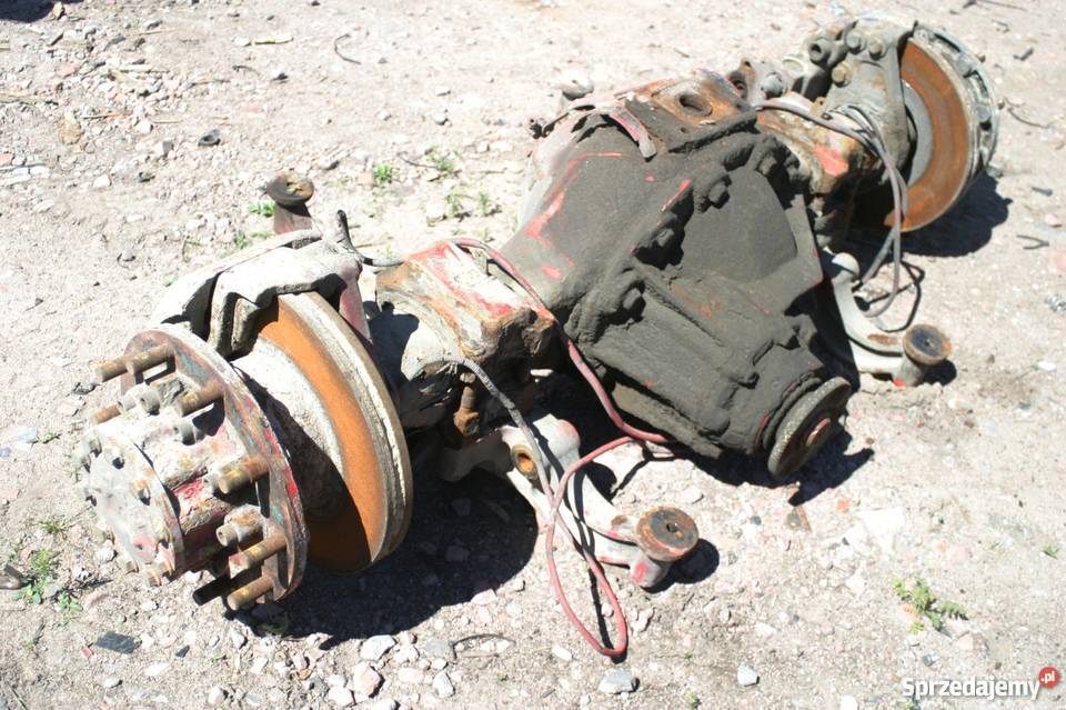 MAN TGA MOST DYFER 3710 KOMPLETNY DEMONTAŻ Bieleń