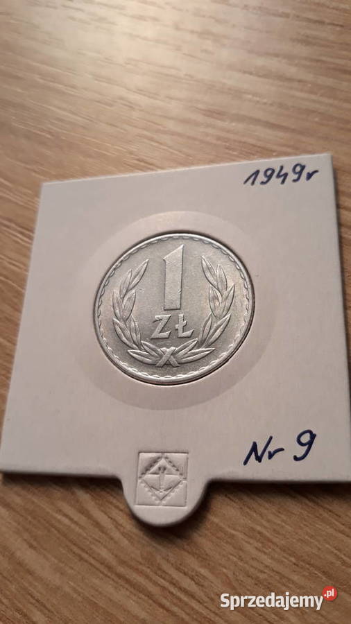 1 złoty 1949 r Aluminium 9 Mennicza sprzedam