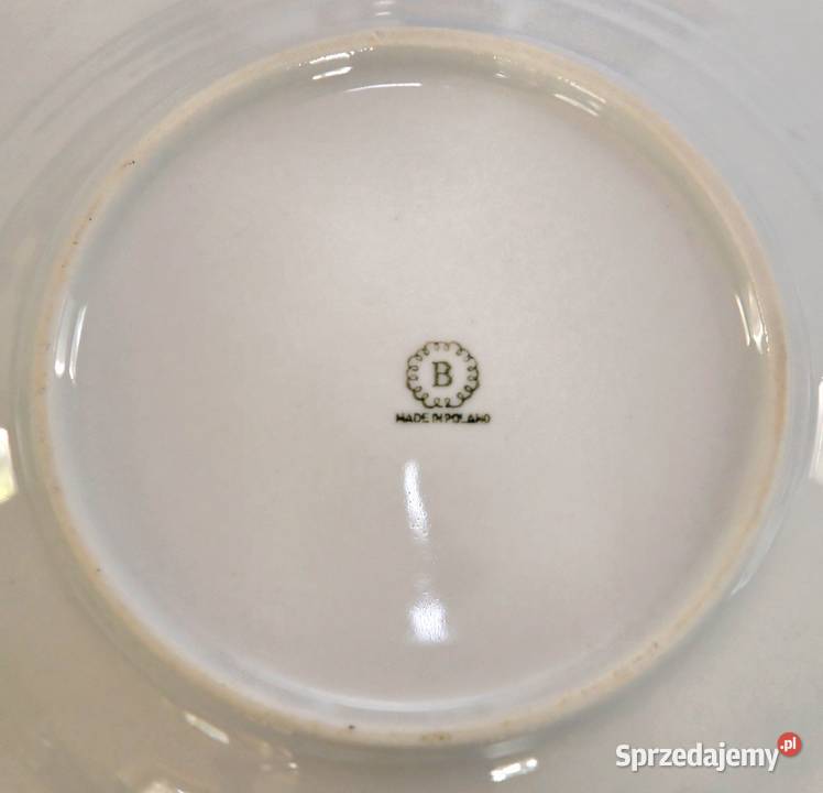 Porcelana Bogucice PRL talerze głębokie