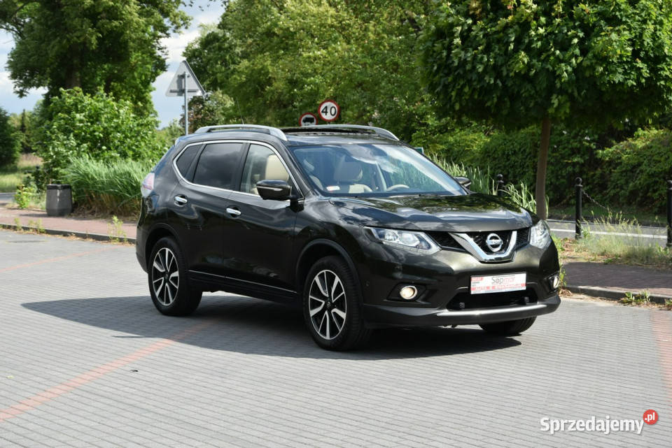 Nissan XTrail 4WD 16dCi 129 2016r Salon Xenon wielofunkcyjna kierownica Motoryzacja Kampinos