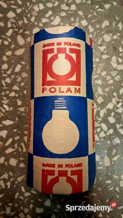 Stare żarówki Polam 125W PRL Made in Poland Nowe Świecie