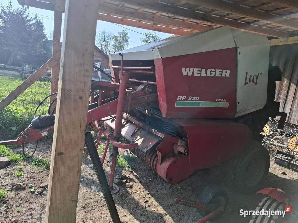 Welger rp220 profi pelne wyposażenie prasa