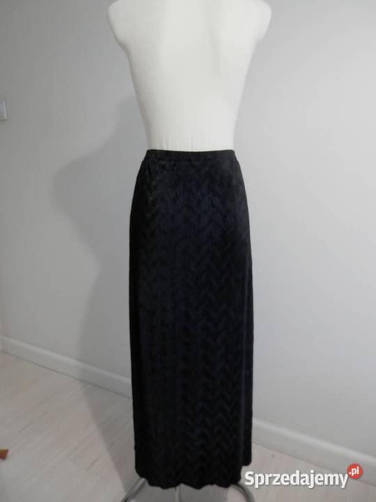 Spódnica Długa Wieczorowa Imprezowa Plisowana