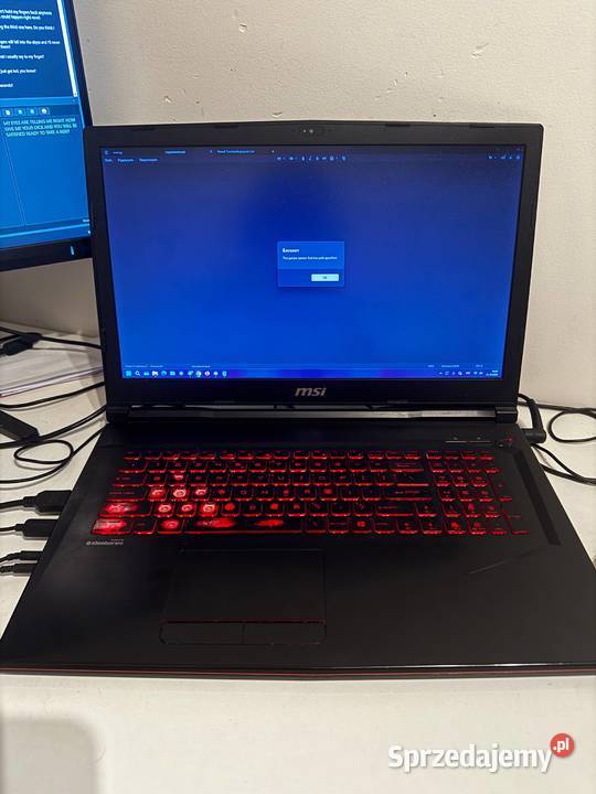 Laptop MSI GL 73 8SD dolnośląskie Wrocław