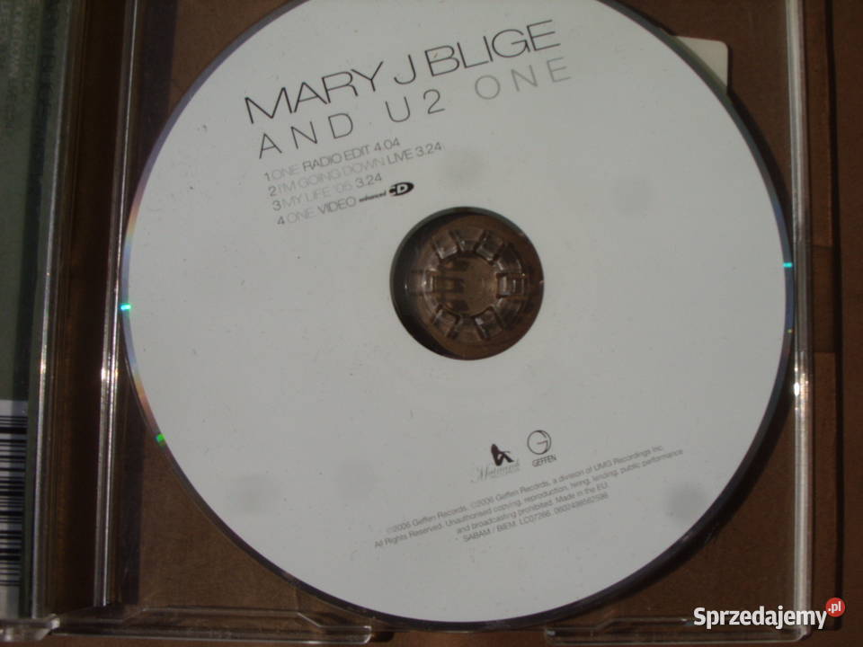 RAP singiel cd MARY J BLIGE AND U 2 2006 CD Wołów