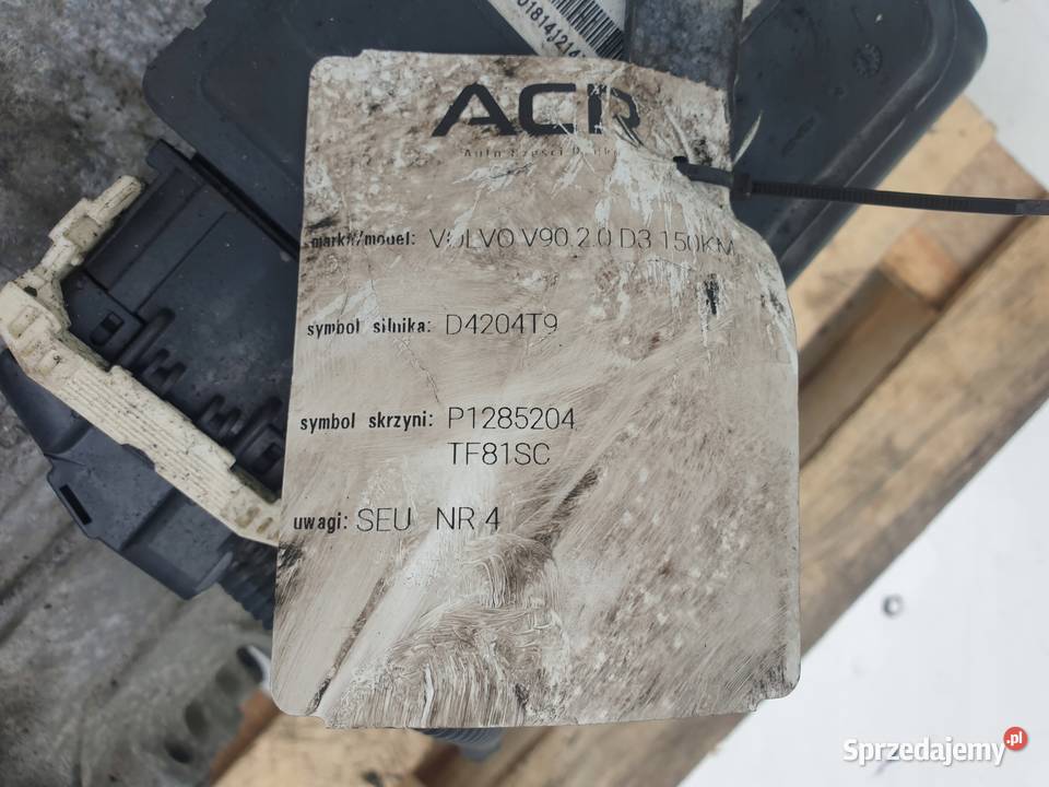 AUTOMATYCZNA SKRZYNIA BIEGÓW Volvo S60 V60 II 20 Skrzynie biegów manualne Rudka sprzedam