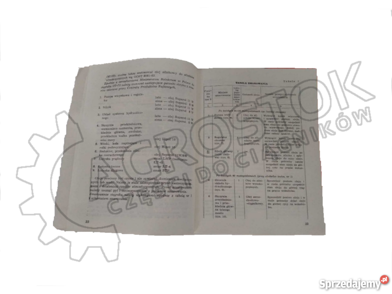 Instrukcja montażu obsługi katalogDT DET DT75 lubelskie sprzedam