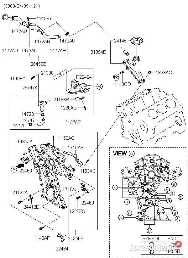 Rozrząd ix55 Veracruz Nowy 30 CRDI Szczecin