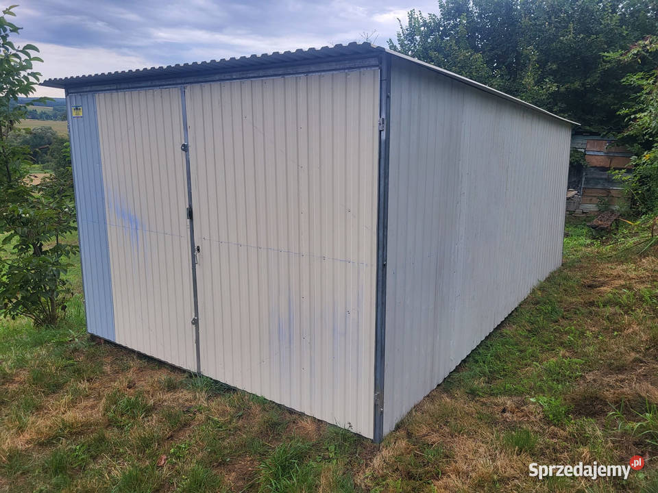 Garaż blaszany blaszak 3x5 na budowę drugi Sprzedaż Warszawa