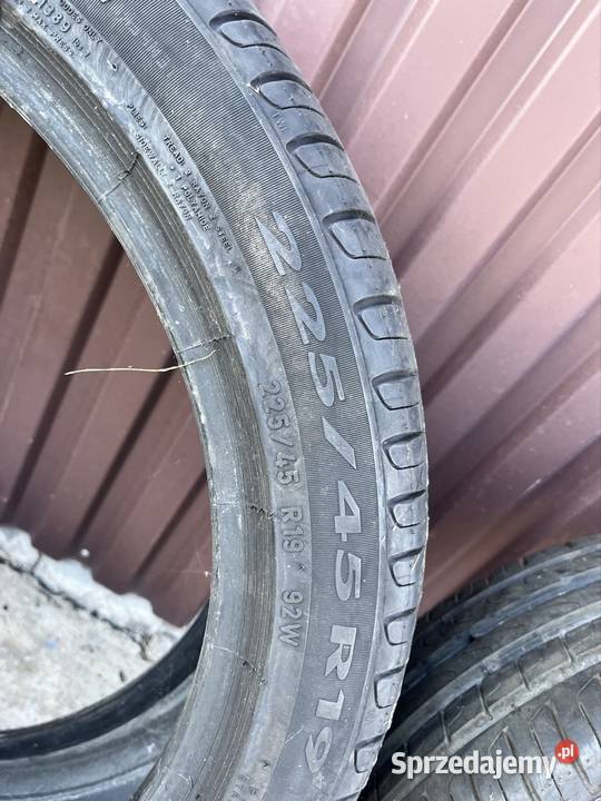 opony cinturato P7 22545 R19 Runflat Wielgie sprzedam