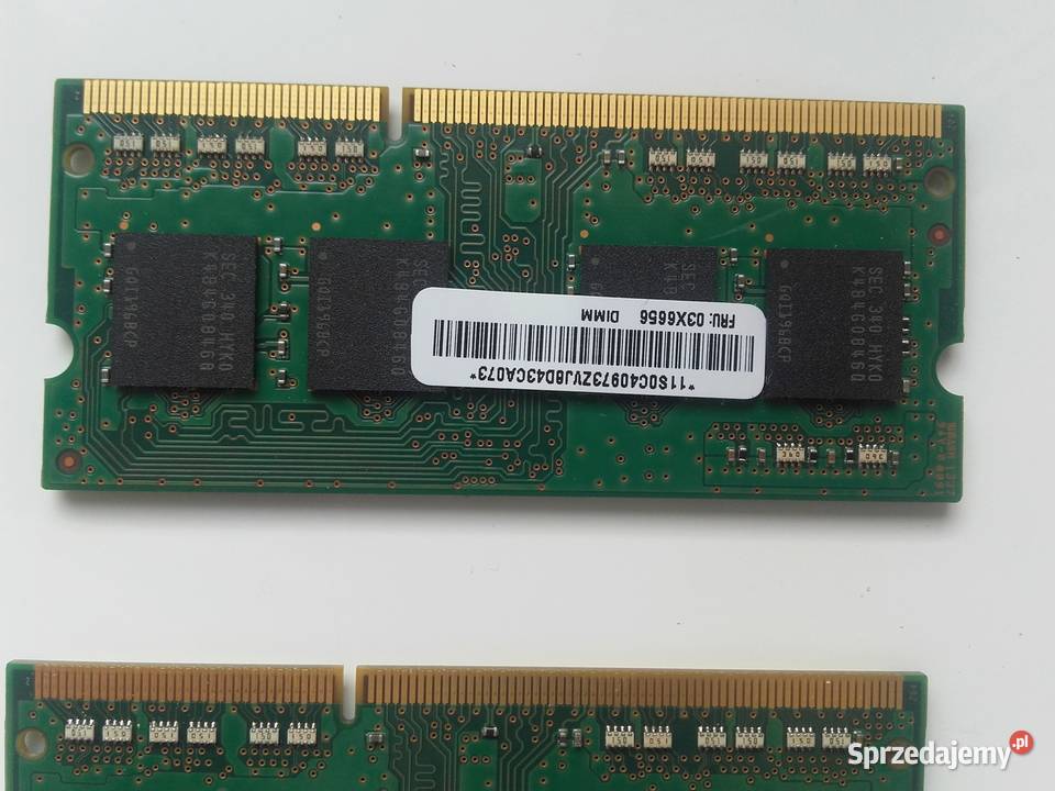 RAM DDR3 PC3L Samsung 8GB 2x4GB 1600MHz 12800S