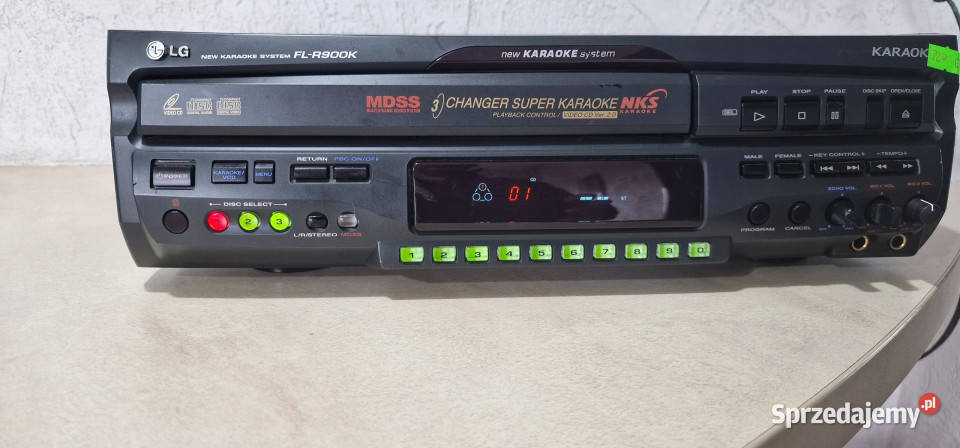 LG FLR900K Karaoke zmieniarka odtwarzacz cd Odtwarzacze CD i MD