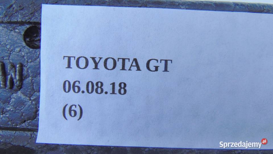 STYROPIAN PÓŁKI TYLNEJ TOYOTA GT86 Nowy Tomyśl