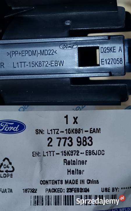 FORD KOSZYK MOCOWANIE CZUJNIKA PARKOWANIA Pleszew