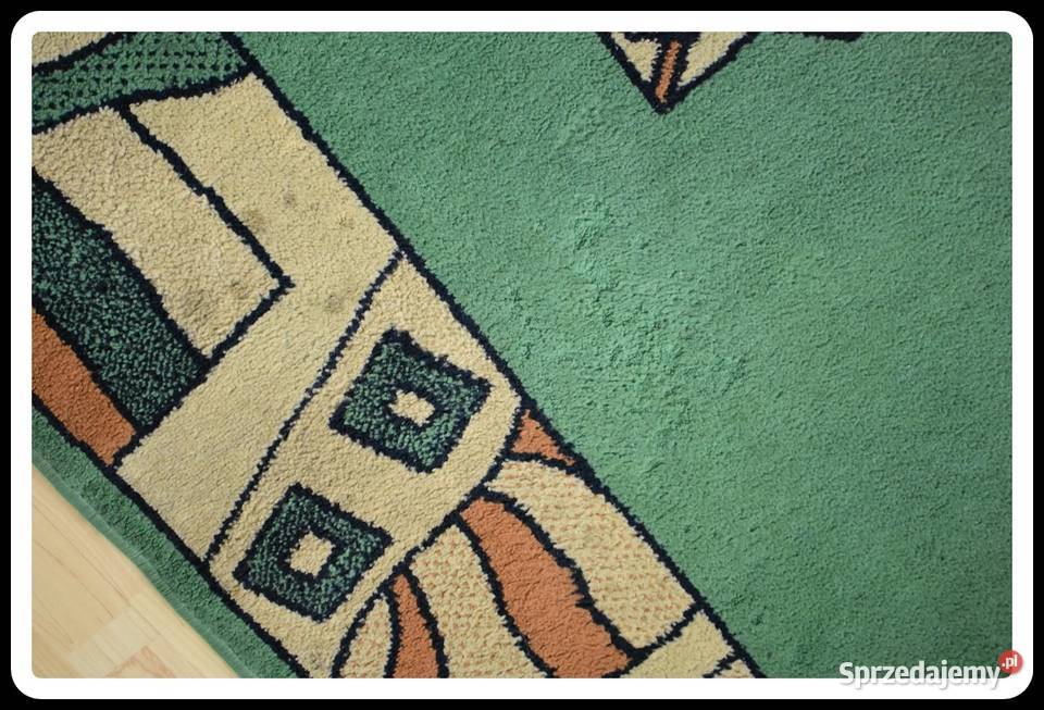 Dywan duży 150 x 300 używany odcienie zieleni Wyposażenie wnętrz mazowieckie Płock