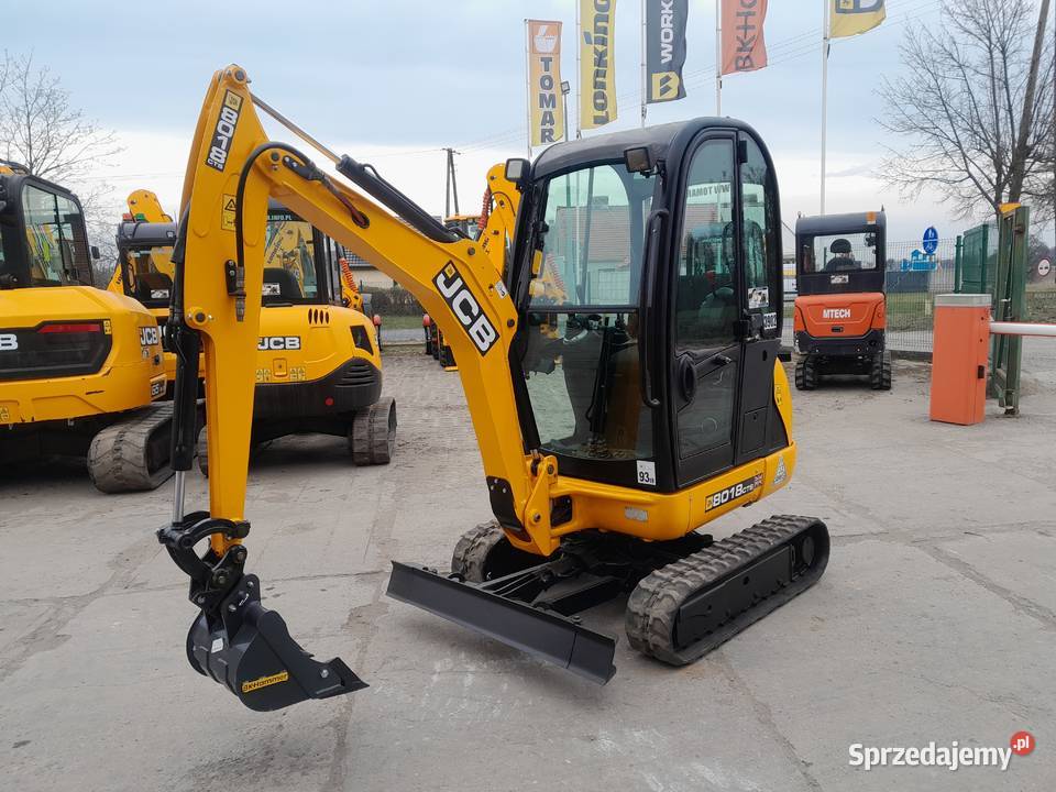 KOPARKA GĄSIENICOWA 18 TONY JCB 8018 CAT KUBOTA Rok produkcji 2016 Krotoszyn