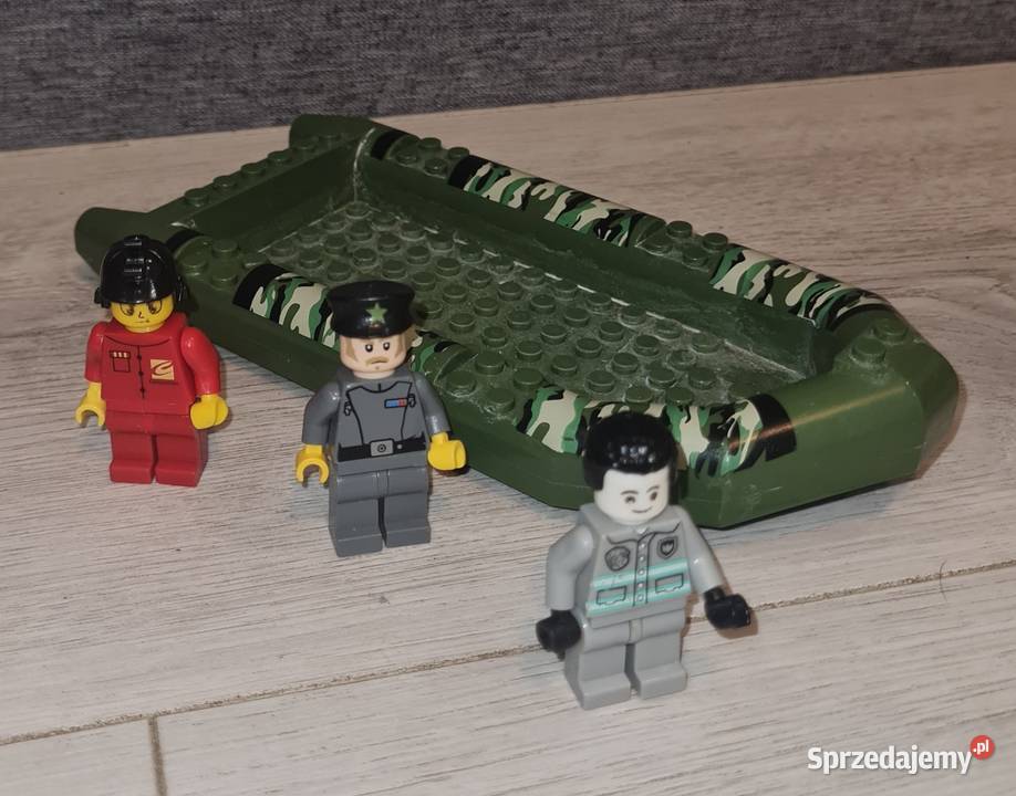 Łódka wojskowa ponton bojowy Lego figurki 4 lata+ Łódź