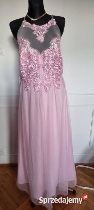 Sprzedam sukienkę różową koronkową 4648 Białystok