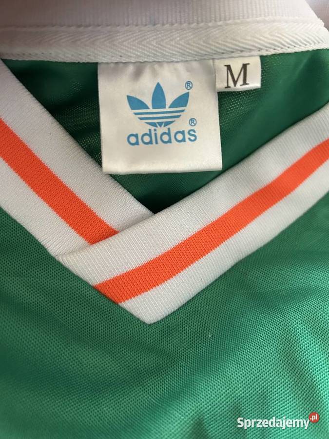 Vintage IRLANDIA 1990 1992 M adidas UNIKAT