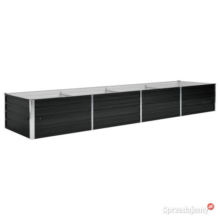 Podwyższona donica antracyt 320x80x45 Warszawa