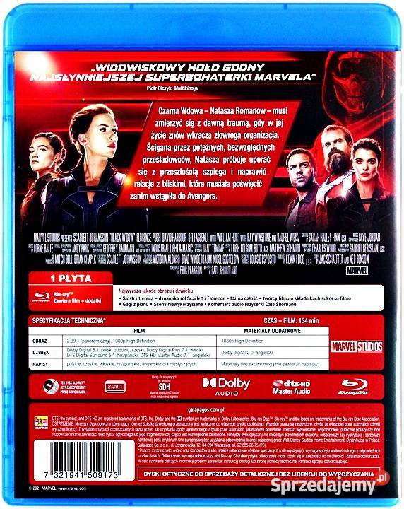 CZARNA WDOWA SCARLETT JOHANSSON BLURAY Kalisz
