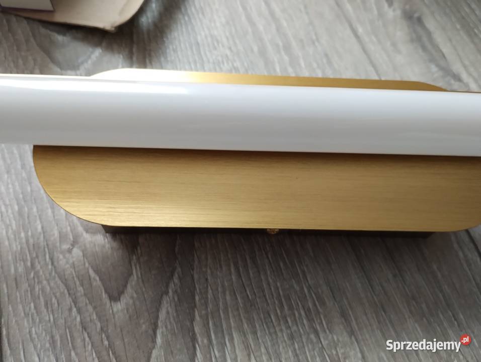 kinkiet lustro obraz do łazienki led mosiądz 3 wielkopolskie