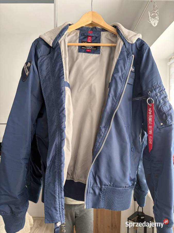 Alpha Industries kurtka bomber MA1 ZH Back EMB Pilotka  Piła