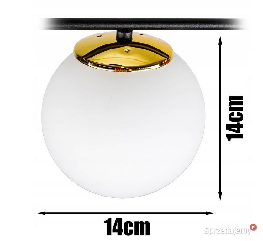 LAMPA WISZĄCA SUFITOWA 4 Kule szklana ŻYRANDOL Choroszcz sprzedam
