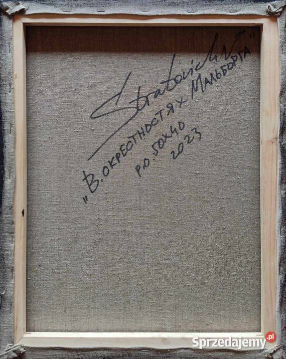 STRATOVICH W olej płótno STACJA KresArt Malarstwo Supraśl sprzedam