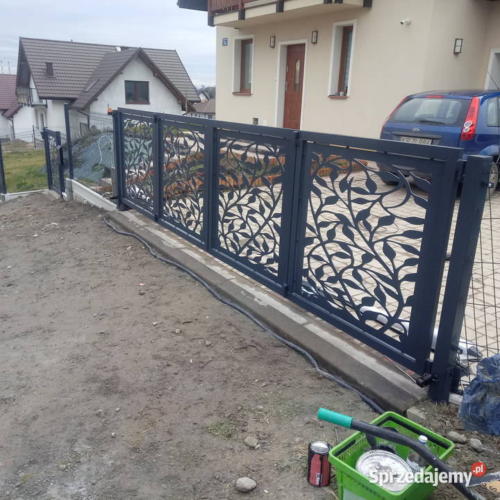 brama łamana harmonijkowa Kraków