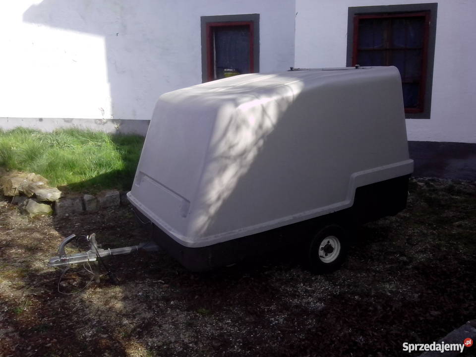 super lekka przyczepka kontener na rowery ryby małopolskie Stary Sącz