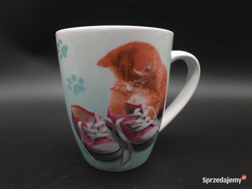 Kubek z motywem kota sprzedam