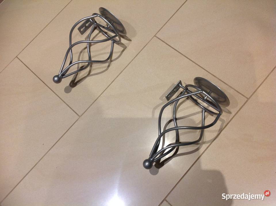 Metalowy Świecznik na Ściane 2 lubuskie Nowa Sól