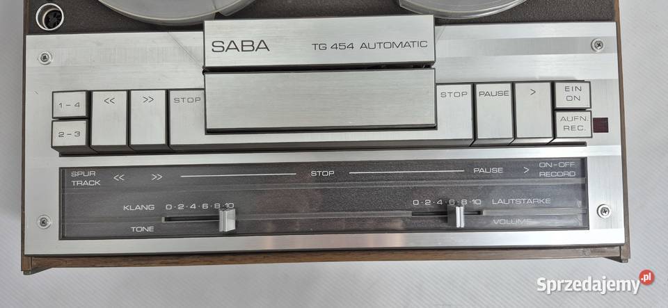 Kultowy magnetofon szpulowy SABA TG 454 Biłgoraj
